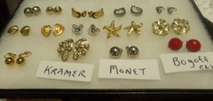 ESTATE FIND 14 PAIRS EARRINGS SOME SIGNED
