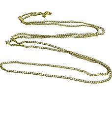 Vintage Goldtone Chain Necklace No Clasp 54 inches Long