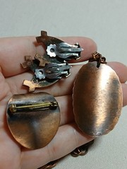 Vintage Copper Jewelry Lot 3 pc