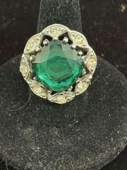 Vintage 3 Piece Sarah Coventry “Kathleen” Set – Earrings,Pin & Ring