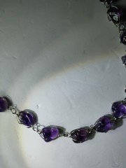Amethyst Stone 26″Natural Polished No Clasp
