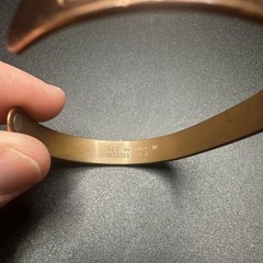 Southern Region BSA Boy Scouts VTG Sabona Of London Copper Cuff Bracelet