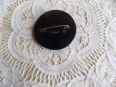 Vintage Hand Painted Firebird Wood Brooch Made In Russia Moscow 1993