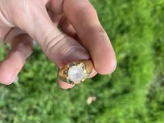 Vintage Uncas 18kt Gold Plated Ring Size 9