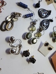 104 Pair Vtg-Now Western Boho Artisan Southwest Rhinestones Earrings Jewlery Lot