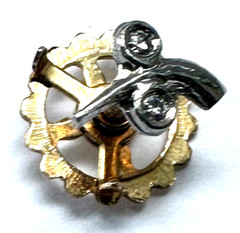 VINTAGE PLATINUM & DIAMOND LAPEL PIN