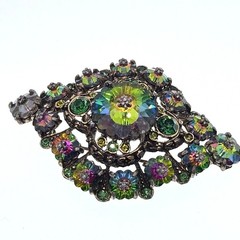 Vintage Watermelon Ravioli Brooch