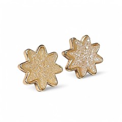 Dainty Sugarfix Glittering Gold Tone & Rhinestone Shimmer Statement Earrings