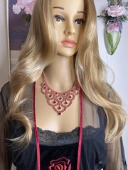 🔥Vintage Style Red Bib Necklace Earrings Set Not Signed (was $110.)