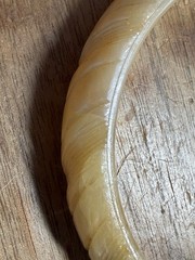 Vintage Bangle Creamy Iridescent Bracelet 8 Inches. As Pictured