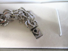 Sterling Silver – ELCO 10mm Double Cable Chain 7.75″ Bracelet – 21.1g