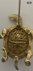 Nettie Rosenstein Vintage Turtle Brooch Gold Tone Signed
