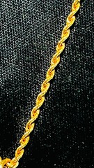 Signed Michael Anthony 14K Gold Two Tone Floral Pendant 18” Rope Chain 3.3g