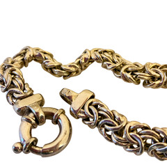 Vintage Sterling Silver Chain Bracelet Signed Made in Italy 16 grams