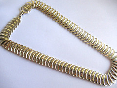 Vintage Napier silver and gold tone Necklace