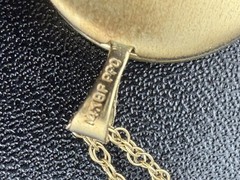 PPC Princess Pride Creations 1/20 14k Gold Filled St. Mary Locket Photo Pendant