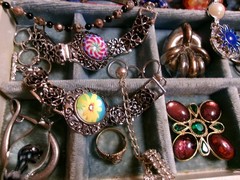 VTG~NOW Estate Jewelry Box +Lot UNTESTED~FASHION~2 lbs+ & Some 925 Sterling