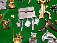 Vintage & Modern Designer Pin FIGURAL PINS, STICK PINS, TAC PINS Variety LOT