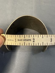 Bell Nickel Silver Cuff Bracelet