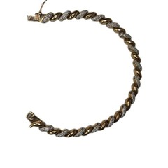 Vintage Vermeil Ross Simons Gold Plated Over 925 Sterling Silver Bracelet 17g