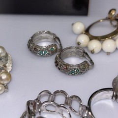Vtg Sarah Coventry Clip On Earring Jewelry Lot. Estate Auction. See Description