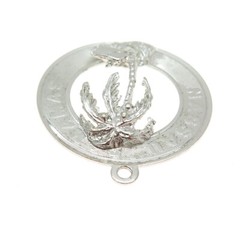 925 Sterling Silver Vintage Nassau Bahamas Palm Tree Charm Pendant