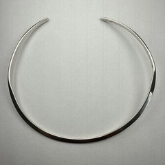 Vintage Sterling Silver West Germany Twist 15.5″ Collar Choker Necklace – 24.5g