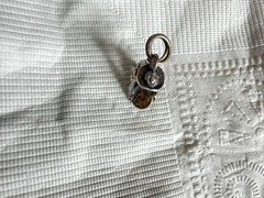Vintage Sterling Silver Charm Airplane, lamp, crown, ring, car, prospector, bowl