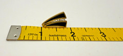 VINTAGE Bernard K. Passman 18K Black Coral & Natural Diamonds Pendant 6 Grams