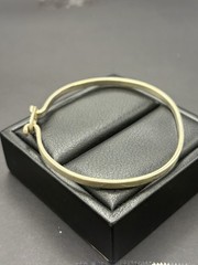 Vintage Sterling Silver Hook 7″ Clasp Bangle Bracelet 10 Grams Mexico F24