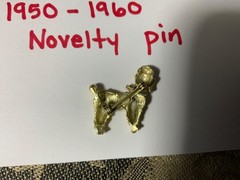 1950-1960 Poodle Novelty Pin