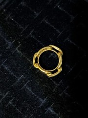 Hermès Chaine d’Ancre Gold Plated Scarf Ring Anchor Chain Design