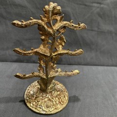 Hollywood Regency 1940s 1950s vintage earring holder 5″ by Matson Stamped BK350