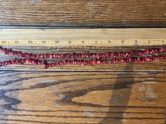 Antique Hand Knotted Red Coral Necklace