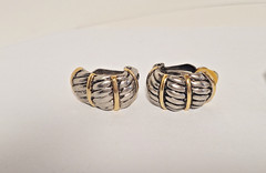 Lot of 6 Pairs Vintage Unbranded & 1 Branded Sterling Silver Fashion Earrings