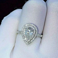 Art Deco 2.30 Ct White Diamond Antique Vintage Wedding Ring 925 Sterling Silver