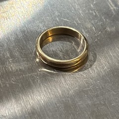 Vintage Men’s Wedding Band 14k RGP Made By Uncas Manufacturing Company