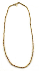 Vintage Lady Remington Gold Chain Necklace Signed LR