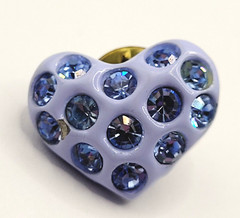 10 Heart Brooch Pins Various Materials Vintage 1980s to 1990s Colorful Whimsical