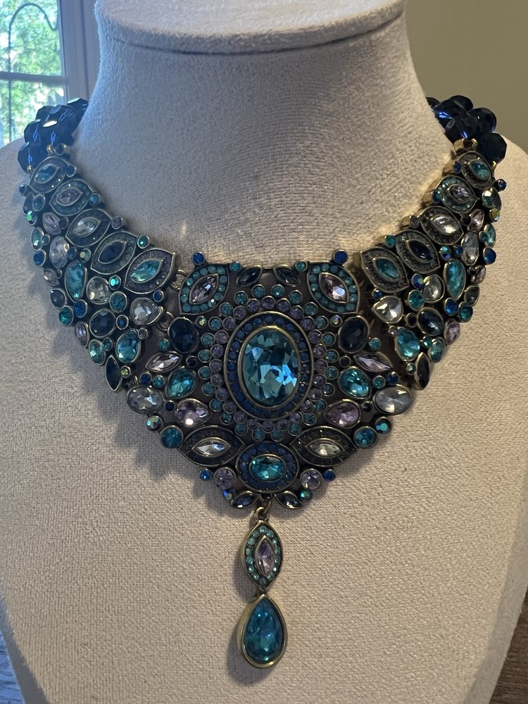 Heidi Daus Worth Waiting For Necklace Blue Ret: $299.95