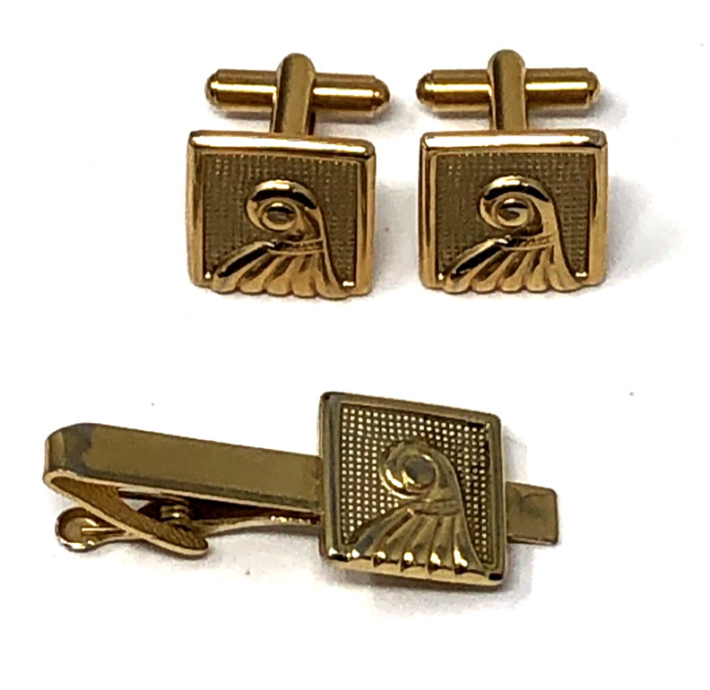 Cufflinks and Tie Bar Set – Vintage