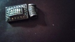 Vintage Sterling Silver Pendant with design maracite