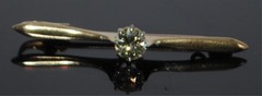 Antique 15ct Old Cut Diamond Brooch, 0.31ct (FREE AUSTRALIA-WIDE POSTAGE)