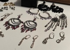 Vintage Pierced Earrings Beautiful Collection 19 Pair 1980-2001 Good Quality