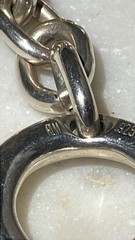 Vintage RLM Substantial Rolo Link Necklace 17 Inches