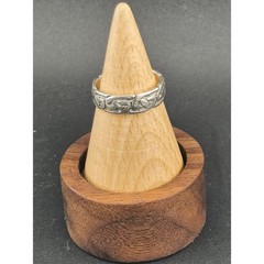 Vintage Sterling Silver Celtic Knot Statement Ring Size 6.5