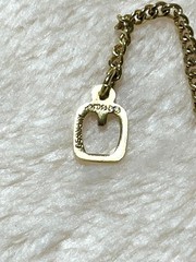 Grosse Necklace Vintage Germany Gold Black Rhinestone Pendant 39cm Elegant