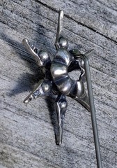 MMA Star Crystal Bohemian Style Sterling Stick Pin Metropolitan Museum of Art NY