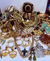 Vintage Estate Costume Jewelry Lot! AVON, MONET and more!