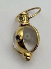 Temple St. Clair Magnified Sphere Amulet 18K Yellow